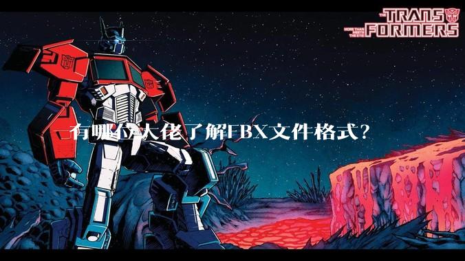 有哪位大佬了解FBX文件格式？