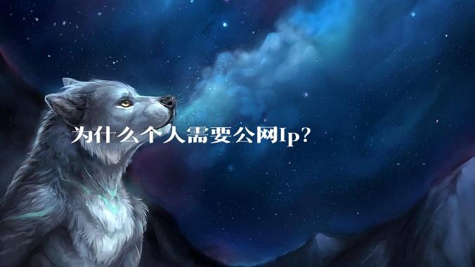 为什么个人需要公网ip？