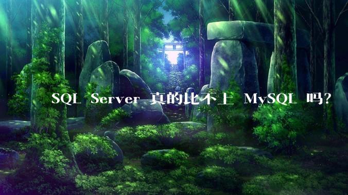 SQL Server 真的比不上 MySQL 吗？
