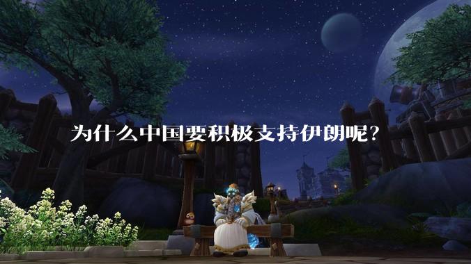 为什么中国要积极支持伊朗呢？